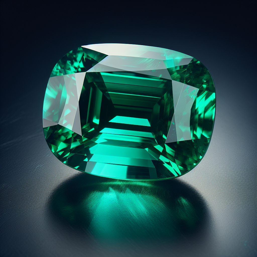 Gema Esmeralda brillante